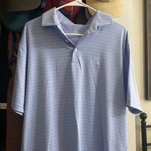 Light blue & pink Rhoback polo